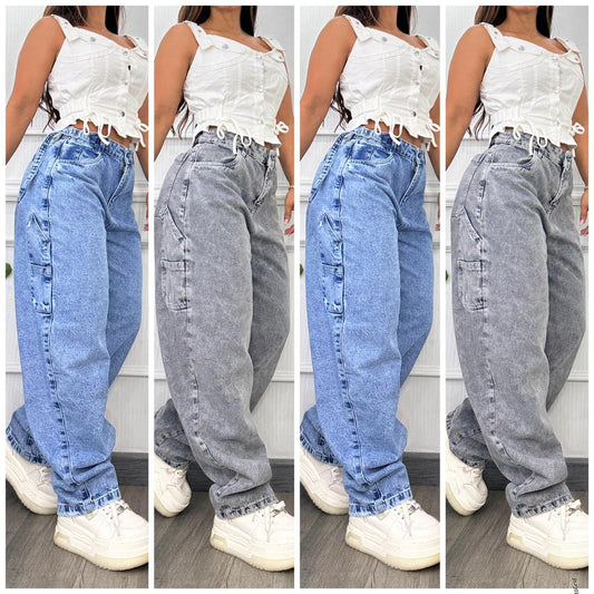 Jeans Cargo Wide Fit
